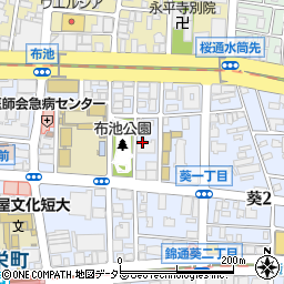 愛知県名古屋市東区葵1丁目9-26周辺の地図