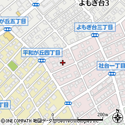 愛知県名古屋市名東区社台1丁目7周辺の地図