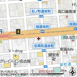 日新火災海上保険株式会社　東海第１事業部・名古屋第１サービス支店周辺の地図
