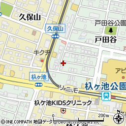 愛知県長久手市戸田谷1201周辺の地図