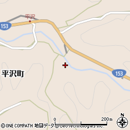 愛知県豊田市平沢町柳ケ入周辺の地図