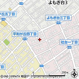 愛知県名古屋市名東区社台1丁目8周辺の地図