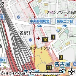 〒450-6327 愛知県名古屋市中村区名駅 ＪＰタワー名古屋（２７階）の地図