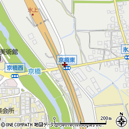 京橋東周辺の地図