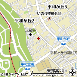 愛知県名古屋市名東区平和が丘2丁目182周辺の地図
