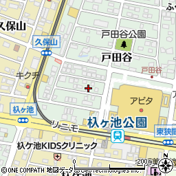愛知県長久手市戸田谷1315周辺の地図
