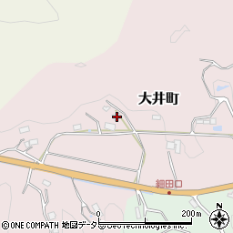愛知県豊田市大井町（伴上貝戸）周辺の地図