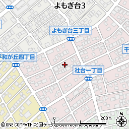 愛知県名古屋市名東区社台1丁目130周辺の地図