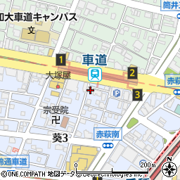 杉本新聞店寮周辺の地図
