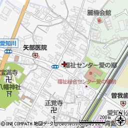 滋賀銀行秦荘代理店周辺の地図
