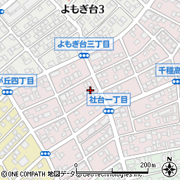 愛知県名古屋市名東区社台1丁目123周辺の地図
