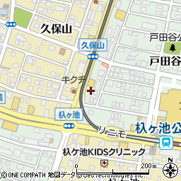 愛知県長久手市戸田谷1109周辺の地図