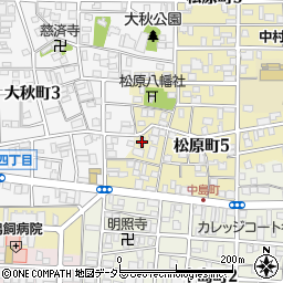 天野印章店周辺の地図