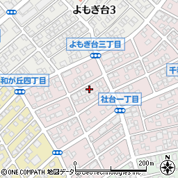 愛知県名古屋市名東区社台1丁目129周辺の地図