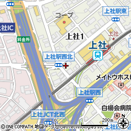愛知県名古屋市名東区上社1丁目902周辺の地図