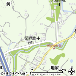 愛知県豊田市猿投町中切周辺の地図