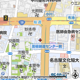 名鉄協商東桜第７駐車場周辺の地図