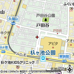 愛知県長久手市戸田谷1311周辺の地図