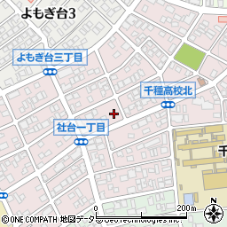 愛知県名古屋市名東区社台1丁目212周辺の地図