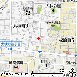 愛知県名古屋市中村区大秋町4丁目57周辺の地図