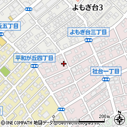 愛知県名古屋市名東区社台1丁目13周辺の地図
