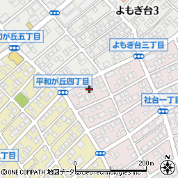 愛知県名古屋市名東区社台1丁目6周辺の地図