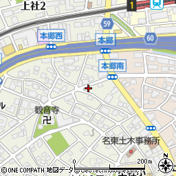 津島神社社務所周辺の地図