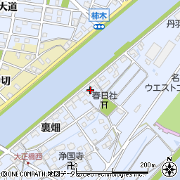 愛知県海部郡大治町八ツ屋裏畑68周辺の地図