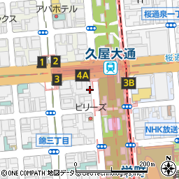 愛知県名古屋市中区錦3丁目5周辺の地図