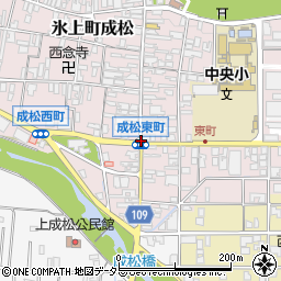 成松東周辺の地図