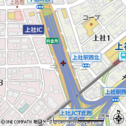 上社ＩＣ周辺の地図