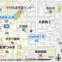 愛知県名古屋市中村区大秋町4丁目23周辺の地図