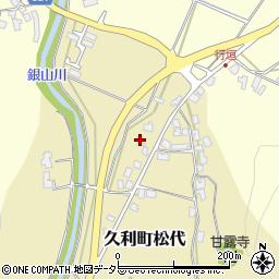 島根県大田市久利町松代155周辺の地図