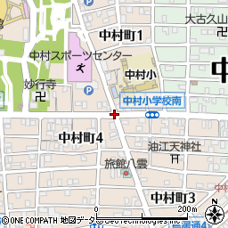中村スポーツセンター南周辺の地図