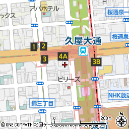 愛知県名古屋市中区錦3丁目5-4周辺の地図
