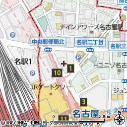 株式会社阪急交通社中部　トラピックス海外周辺の地図
