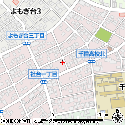 愛知県名古屋市名東区社台1丁目215周辺の地図