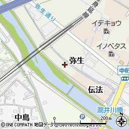 静岡県富士市弥生周辺の地図