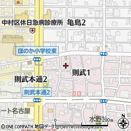 シーズンステージ名駅西周辺の地図