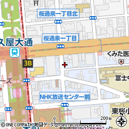 システムパーク東桜駐車場周辺の地図