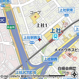 ルラシオン上社駅前周辺の地図
