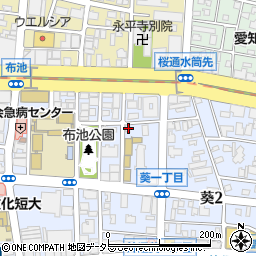 愛知県名古屋市東区葵1丁目12-1周辺の地図