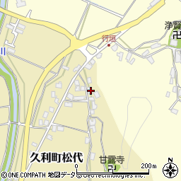 島根県大田市久利町松代182周辺の地図