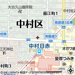 愛知県名古屋市中村区藤江町2丁目75周辺の地図