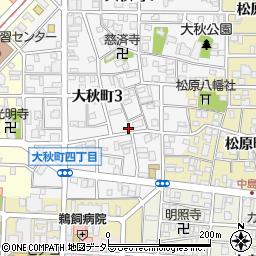 愛知県名古屋市中村区大秋町4丁目9周辺の地図