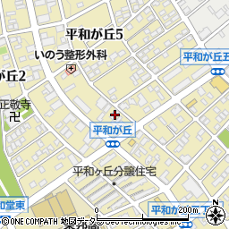 愛知県名古屋市名東区平和が丘5丁目53周辺の地図