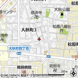 愛知県名古屋市中村区大秋町4丁目8周辺の地図