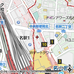 魚河岸酒場 FUKU浜金 KITTE名古屋店周辺の地図
