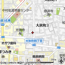 愛知県名古屋市中村区大秋町3丁目28周辺の地図