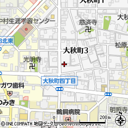 愛知県名古屋市中村区大秋町3丁目35周辺の地図